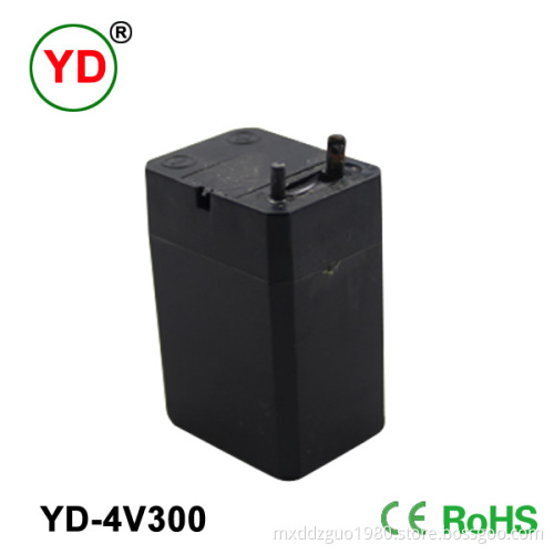 4V300mAh Lead-Acid Battery for Flashlight Table Lamp Mosquito Swatter